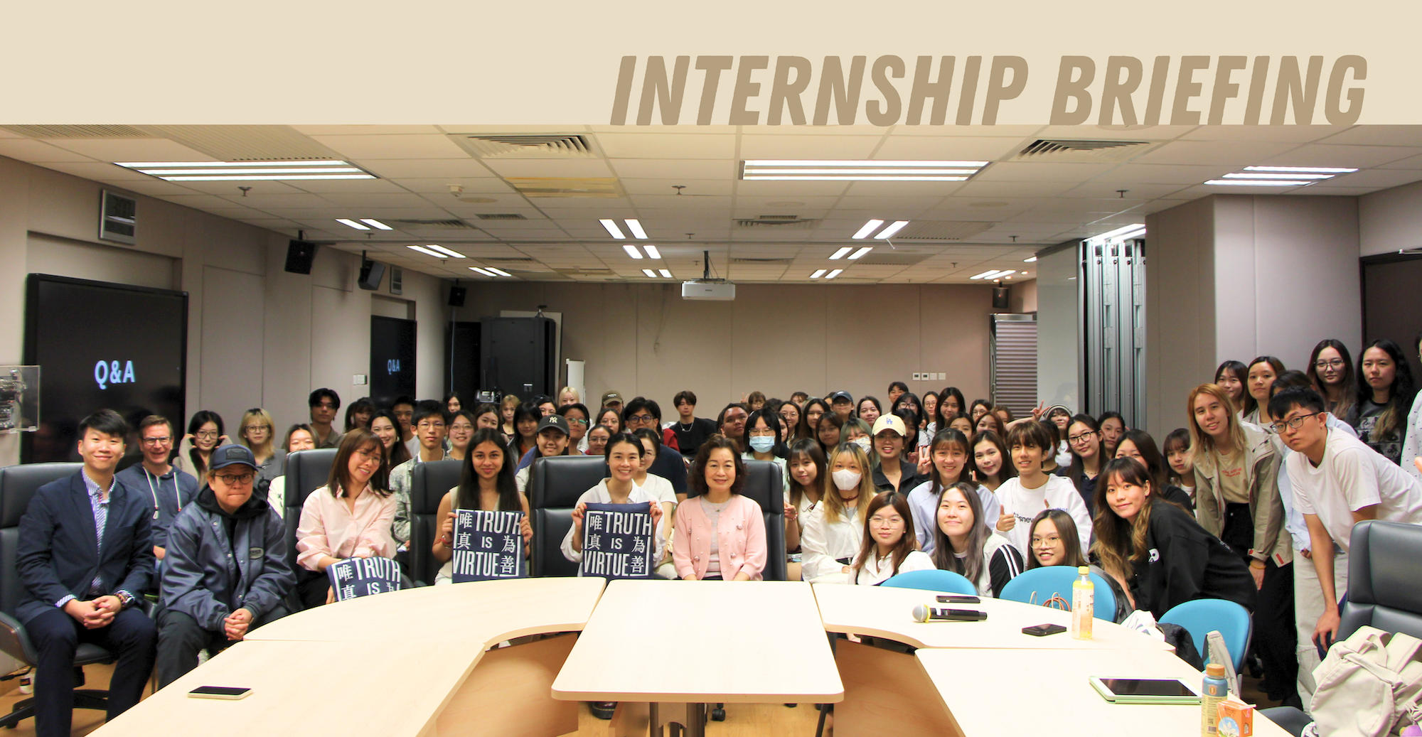 Career Talk and Internship Briefing for Students