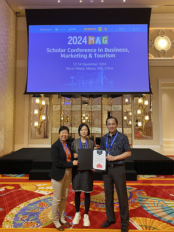 HKBU Scholar Wins Prestigious Research Award at Macau Conference