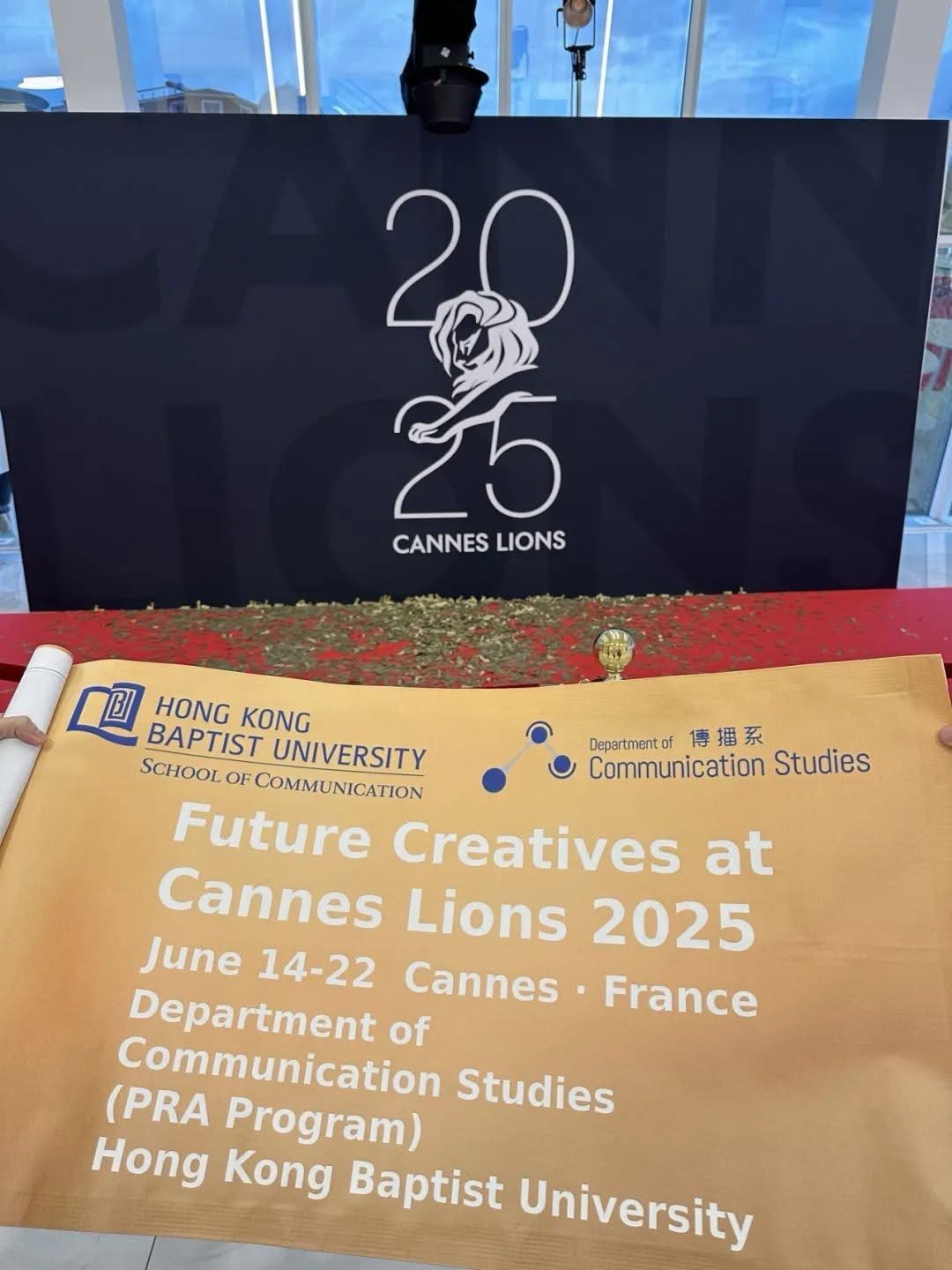 COMS Students Attend Cannes Lions 2025 International Festival of Creativity